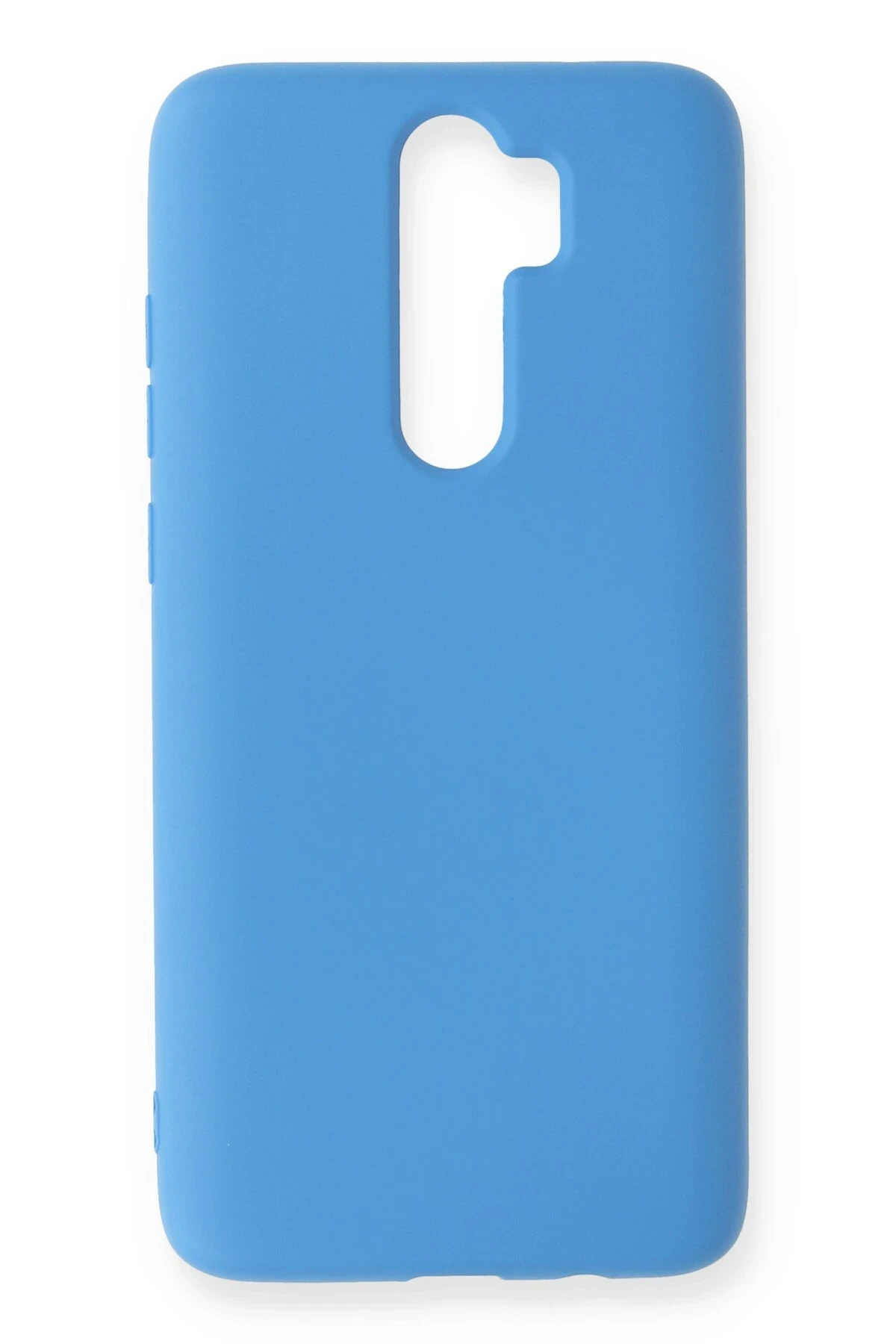 Newface Xiaomi Redmi Note 8 Pro Kılıf Nano içi Kadife Silikon - Mavi