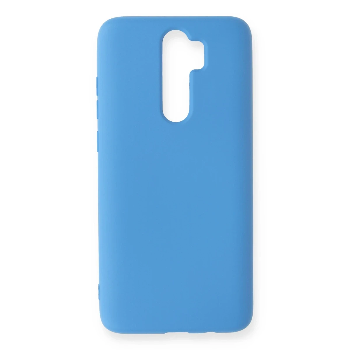 Newface Xiaomi Redmi Note 8 Pro Kılıf Nano içi Kadife Silikon - Mavi