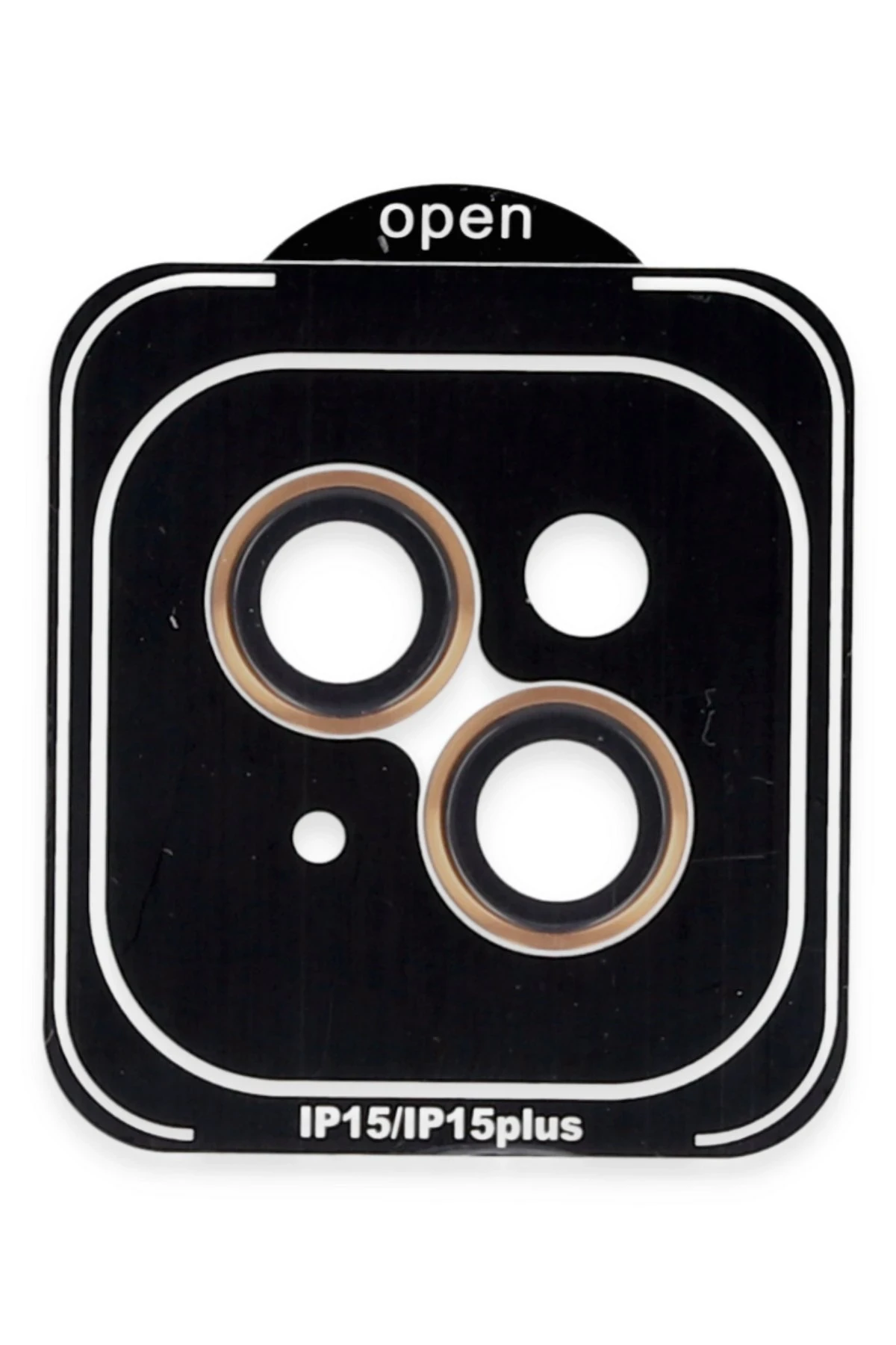 Joko iPhone 15 PVD Metal Kamera Lens - Turuncu