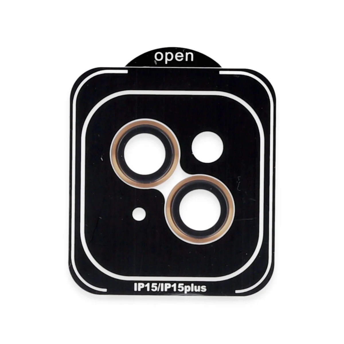 Joko Apple iPhone 15 PVD Metal Kamera Lens - Turuncu