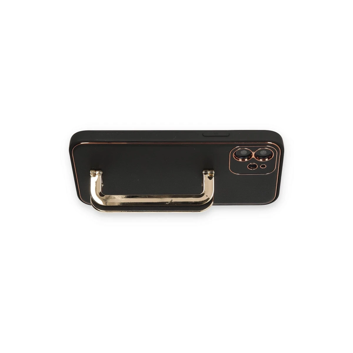 Newface Apple iPhone 12 Kılıf Coco Elit Kapak - Siyah