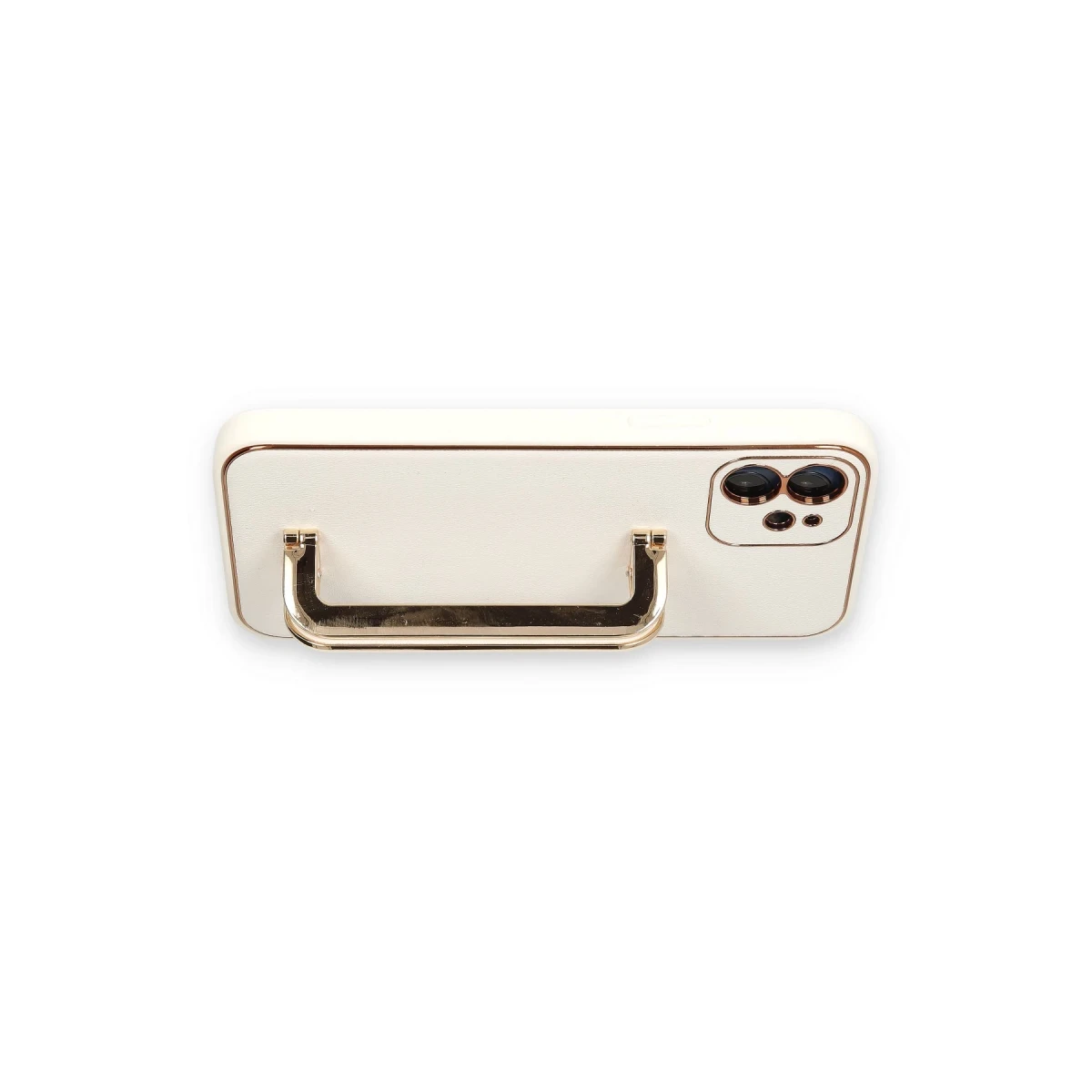 Newface Apple iPhone 12 Kılıf Coco Elit Kapak - Beyaz