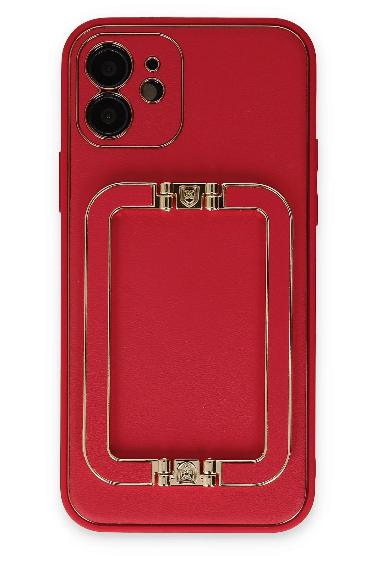 Newface iPhone 12 Kılıf Coco Elit Kapak - Kırmızı