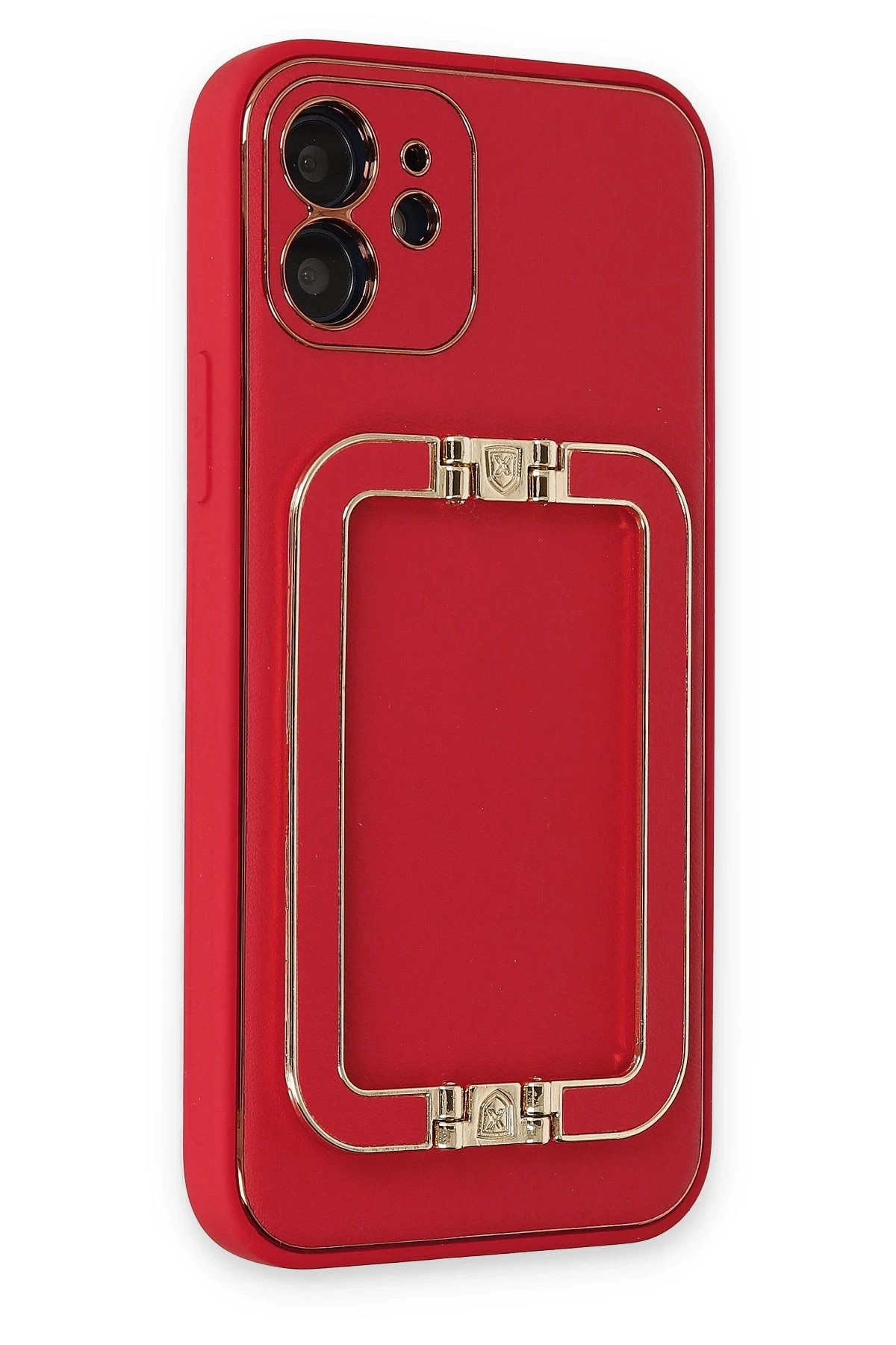Newface iPhone 12 Kılıf Coco Elit Kapak - Kırmızı