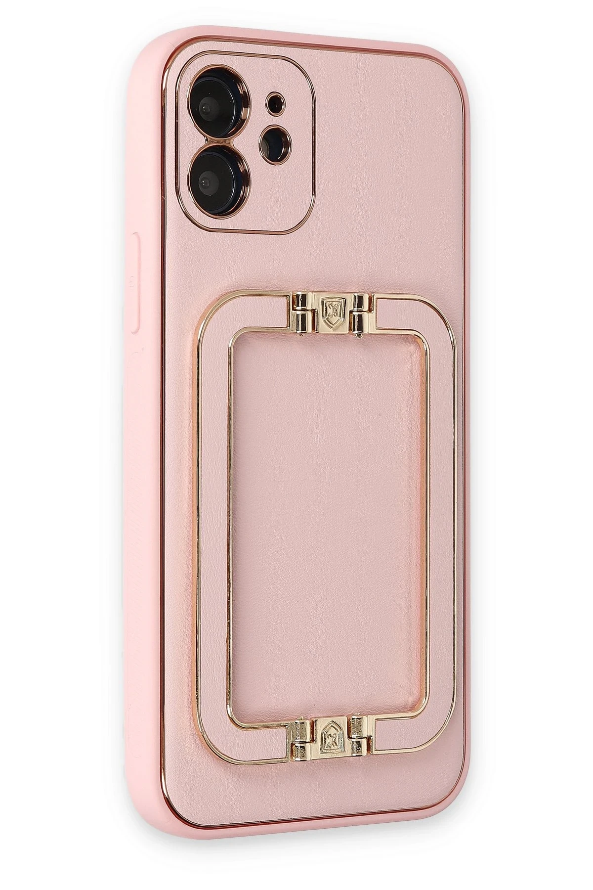 Newface iPhone 12 Kılıf Coco Elit Kapak - Pembe