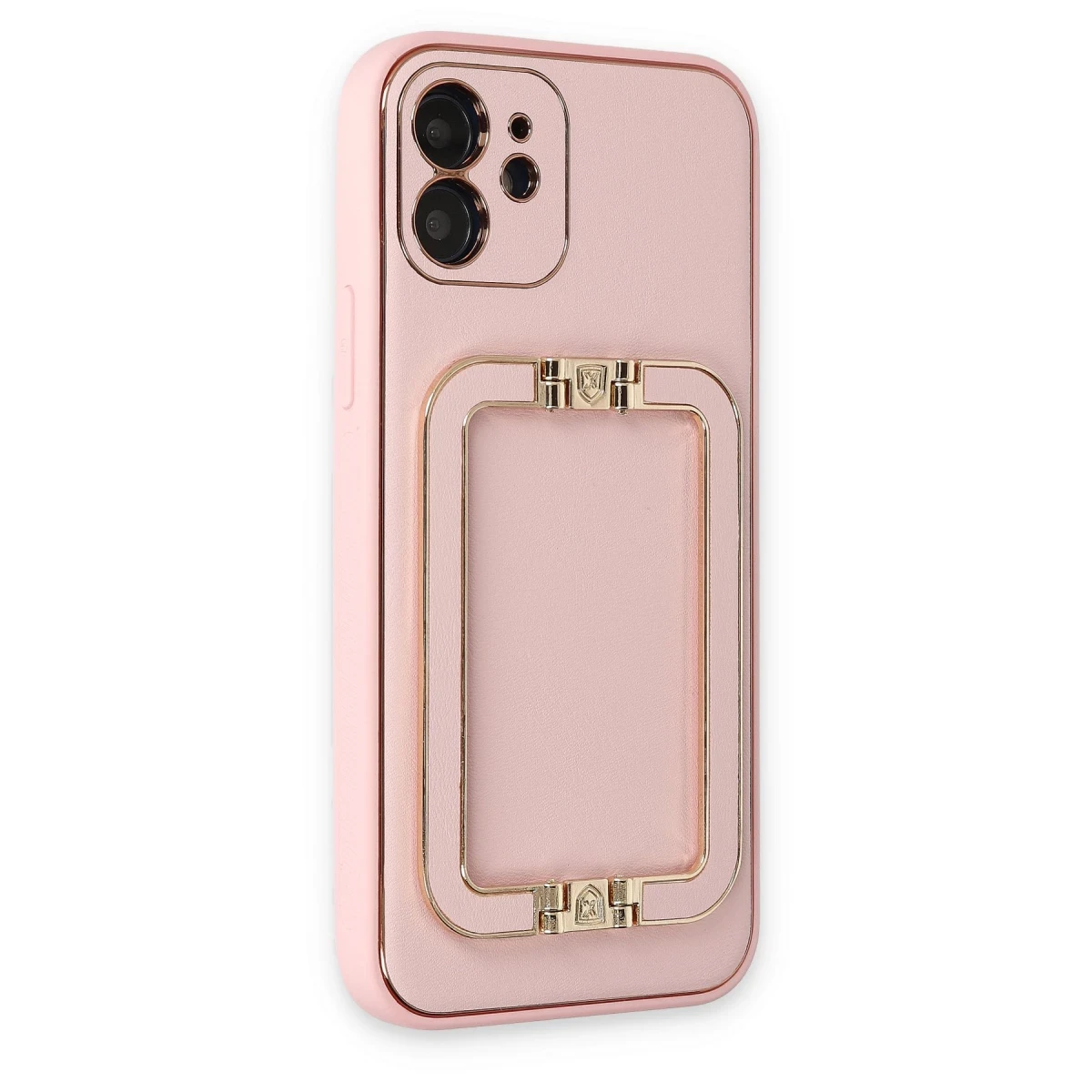 Newface Apple iPhone 12 Kılıf Coco Elit Kapak - Pembe