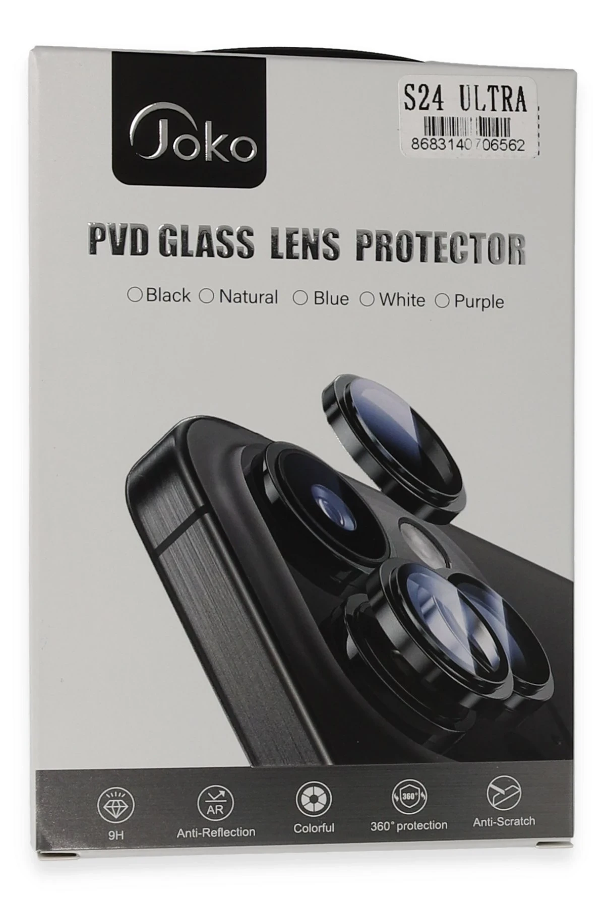 Joko Samsung Galaxy S24 Ultra PVD Metal Kamera Lens - Derin Mor