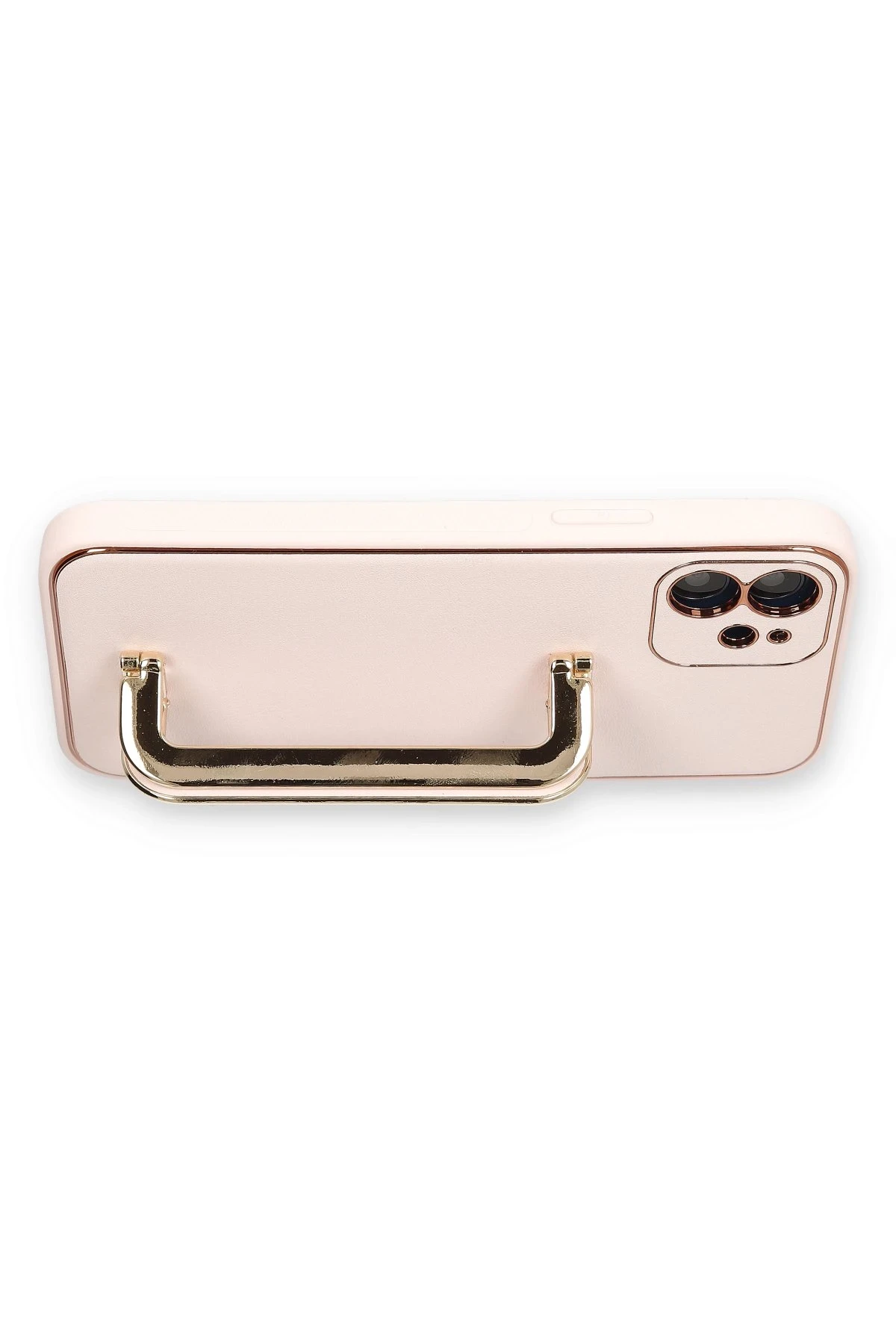 Newface iPhone 12 Kılıf Coco Elit Kapak - Pudra