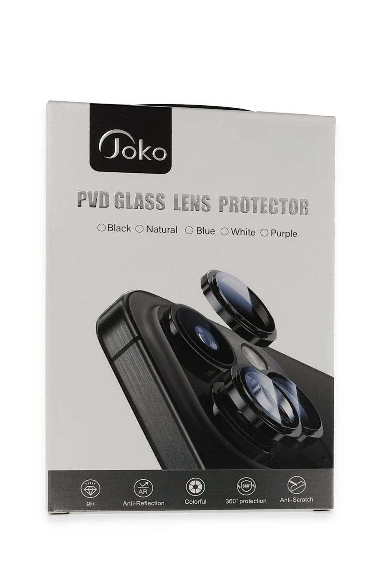 Joko Samsung Galaxy S23 Ultra PVD Metal Kamera Lens - Siyah