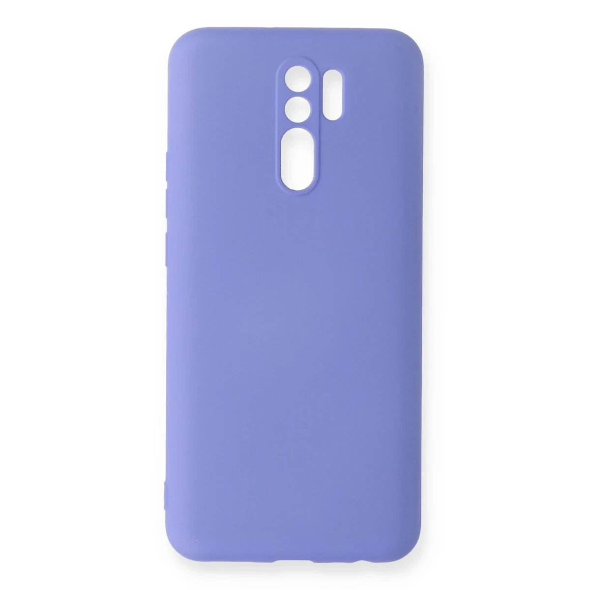 Newface Xiaomi Redmi 9 Kılıf Nano içi Kadife Silikon - Lila