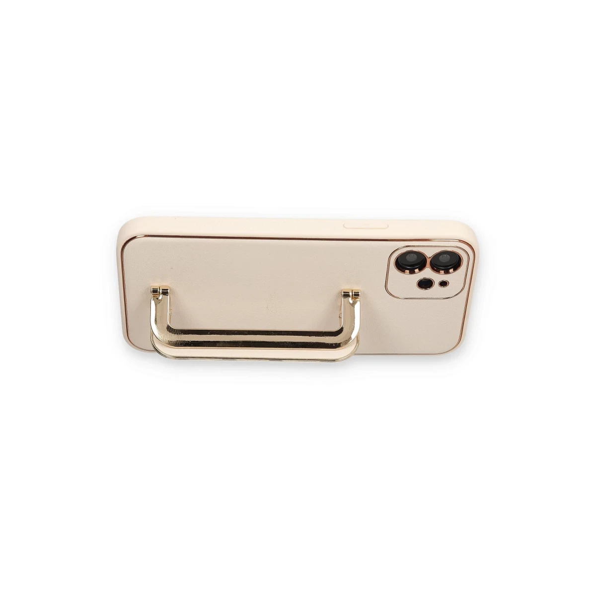 Newface Apple iPhone 12 Kılıf Coco Elit Kapak - Gold