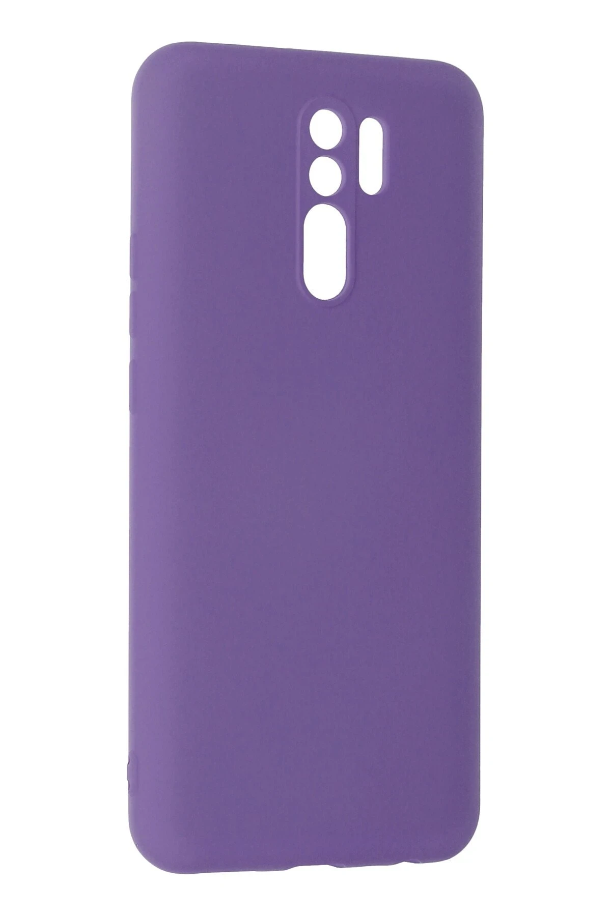 Newface Xiaomi Redmi 9 Kılıf Nano içi Kadife Silikon - Mor