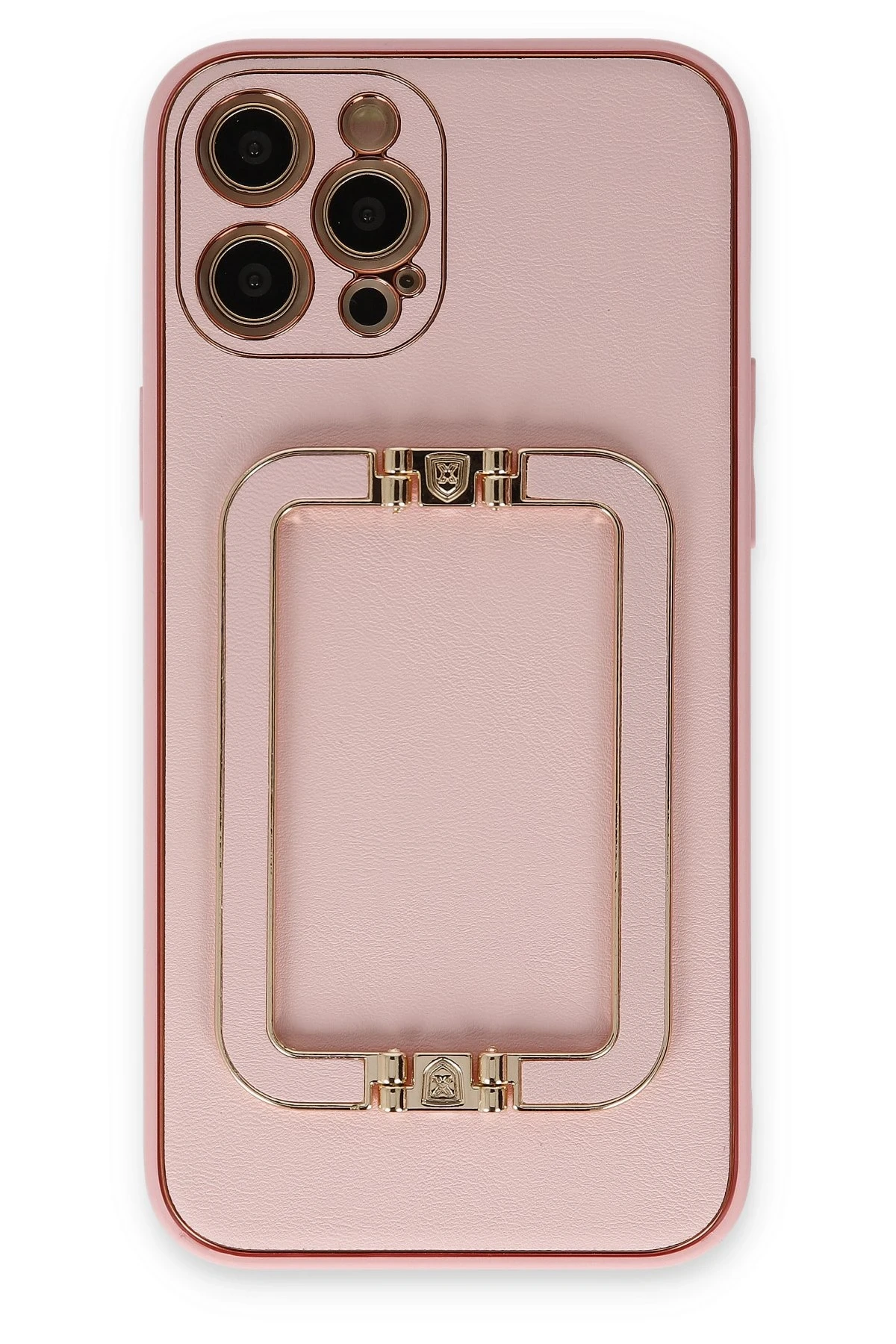 Newface iPhone 12 Pro Kılıf Coco Elit Kapak - Pembe