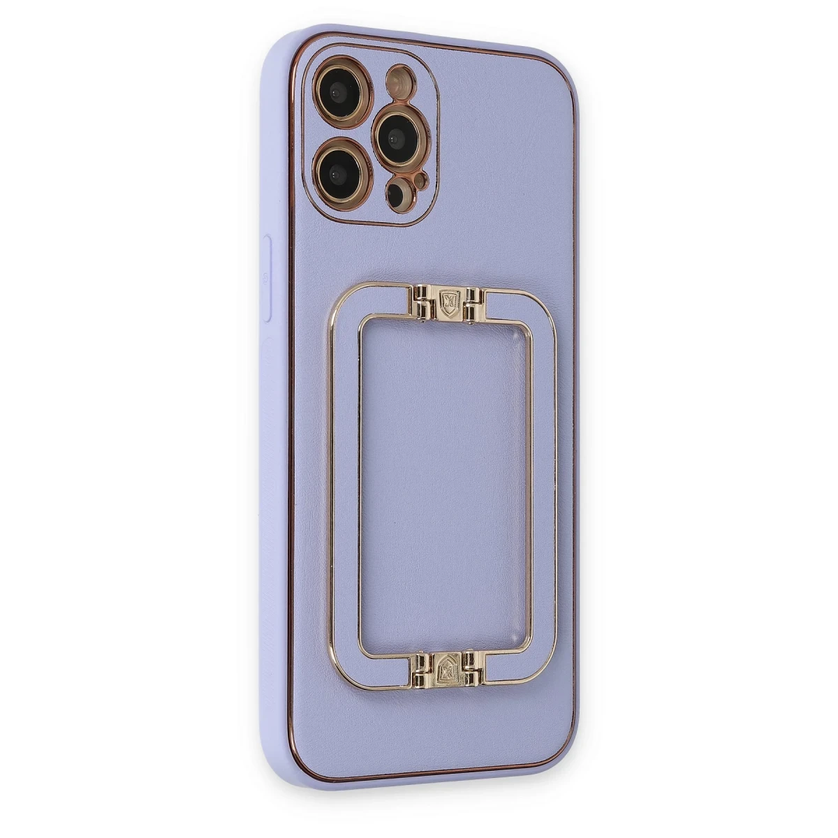 Newface Apple iPhone 12 Pro Kılıf Coco Elit Kapak - Lila