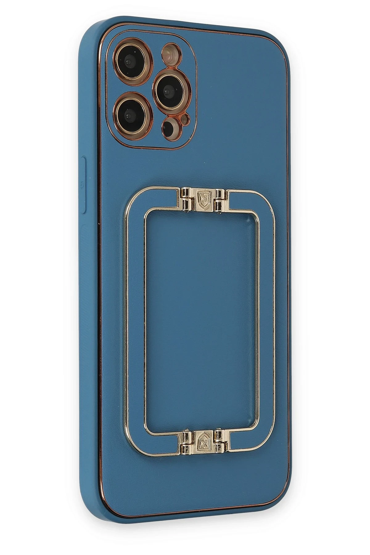 Newface iPhone 12 Pro Kılıf Coco Elit Kapak - Mavi