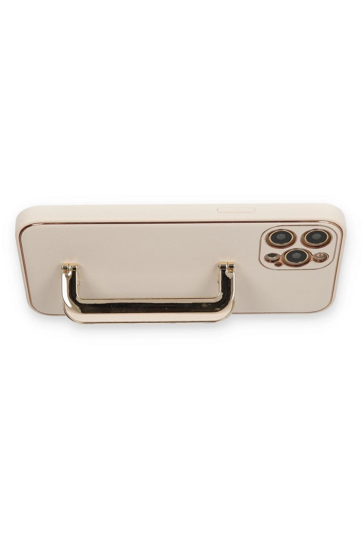Newface iPhone 12 Pro Kılıf Coco Elit Kapak - Gold