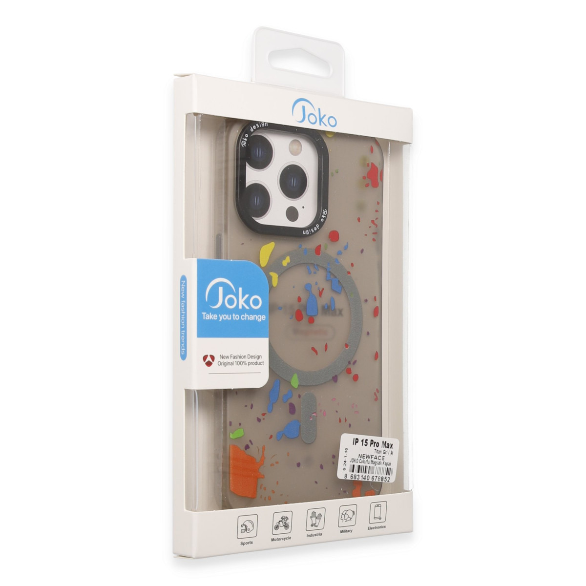 Joko Apple iPhone 14 Pro Colorful Magsafe Kapak - Siyah — görsel 6
