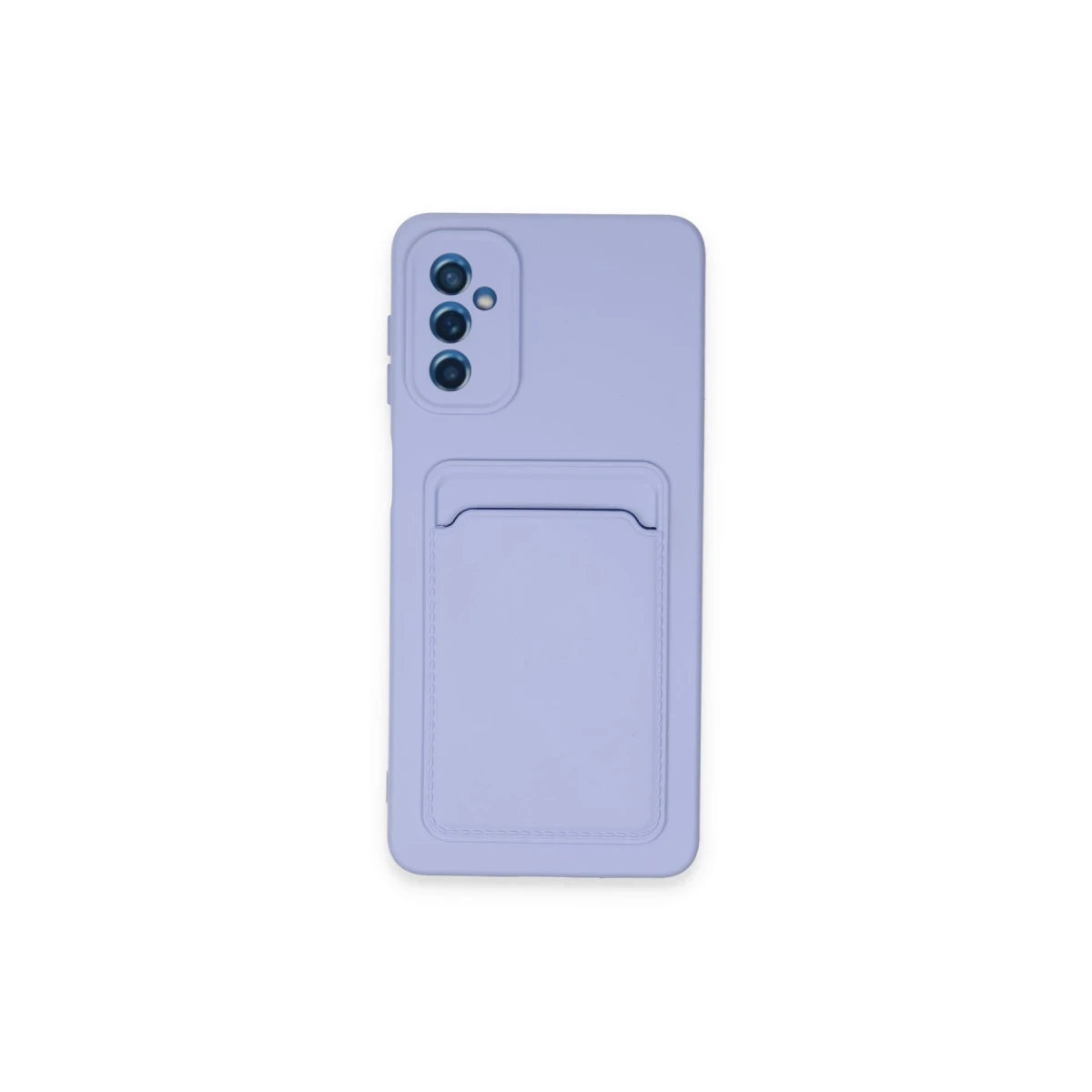 Newface Samsung Galaxy A14 4G Kılıf Kelvin Kartvizitli Silikon - Lila