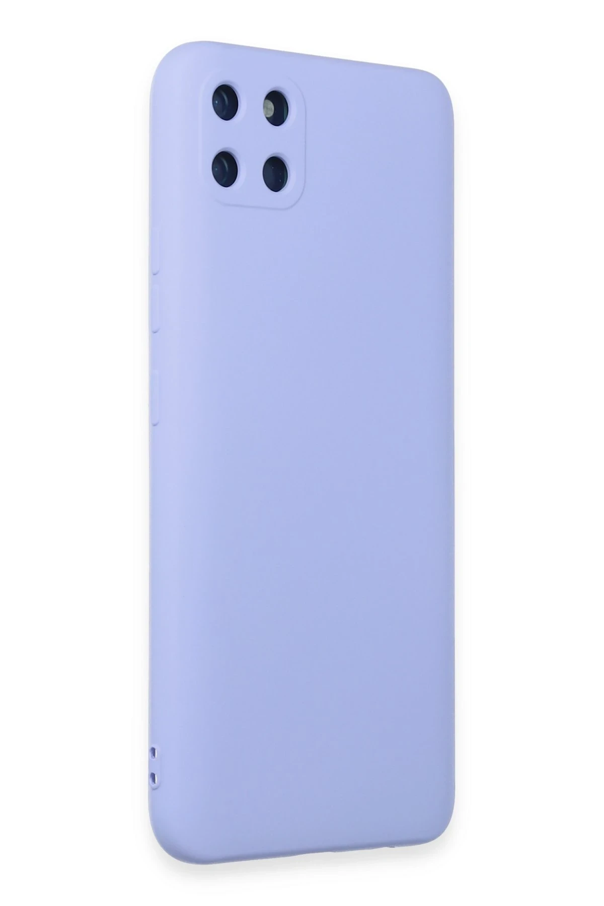 Newface Realme C11 Kılıf Nano içi Kadife Silikon - Lila