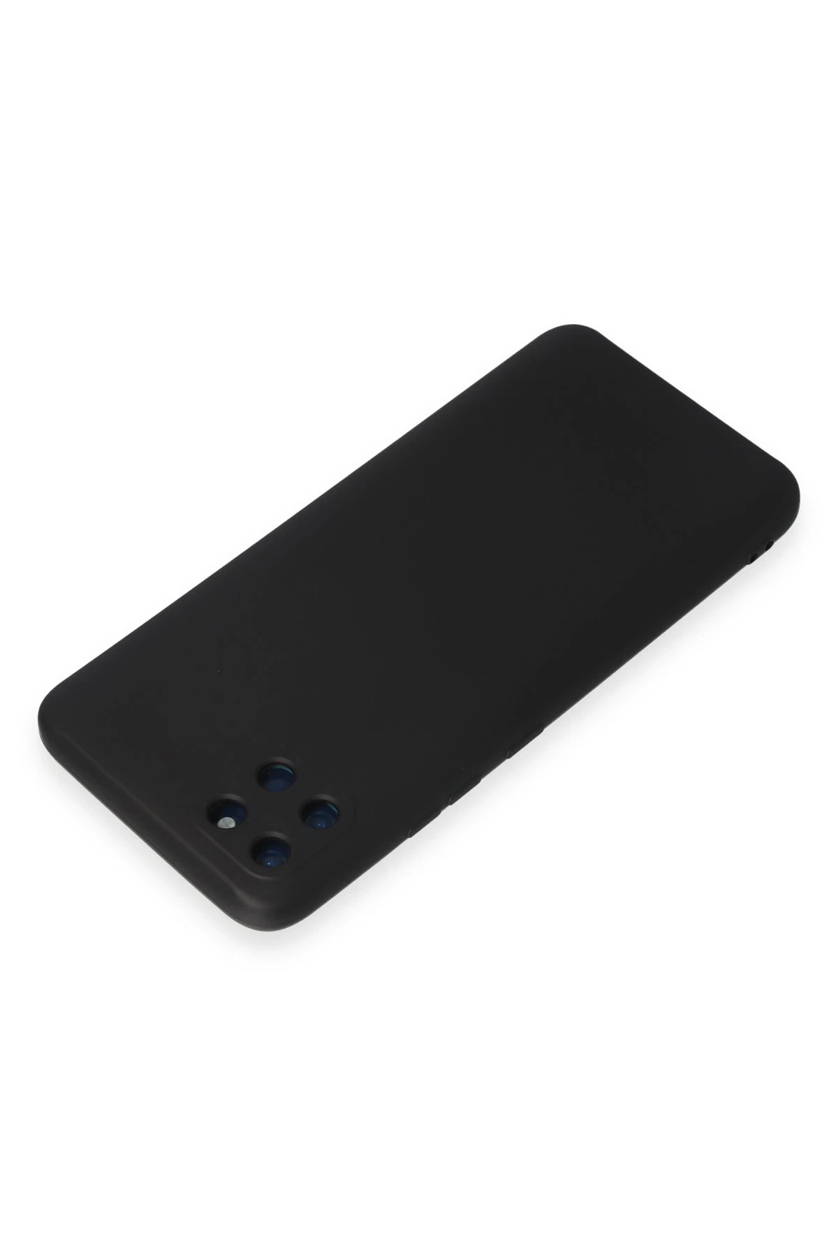 Newface Realme C11 Kılıf Nano içi Kadife Silikon - Siyah