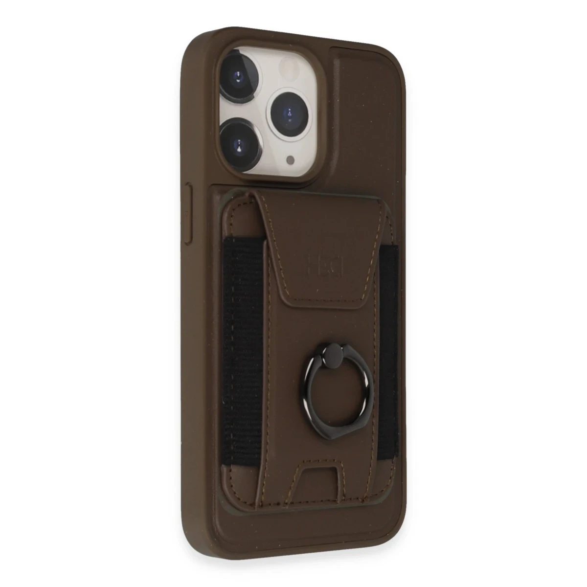 HDD Apple iPhone 14 Pro HBC-228 Havana Magnet Kartvizitli Kapak - Titan Gri