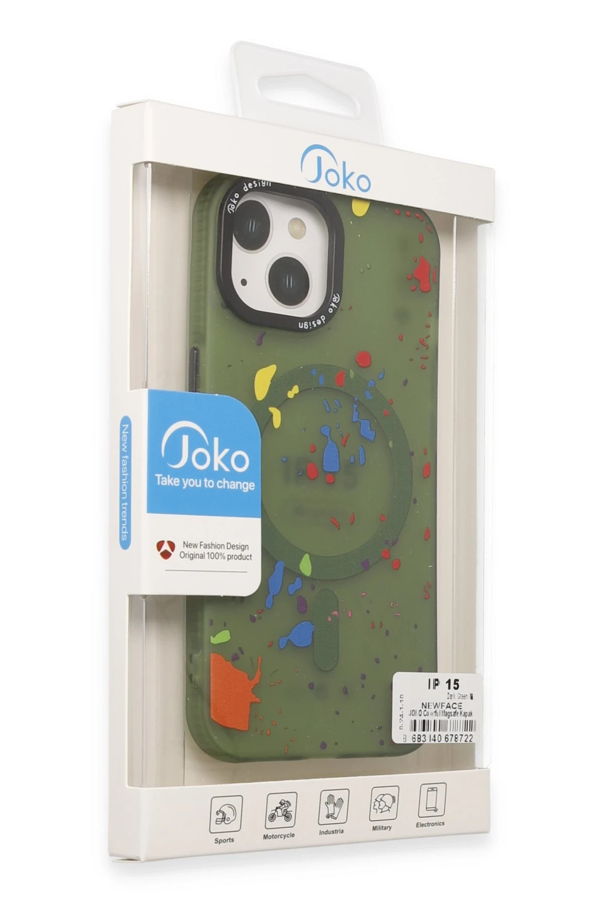 Joko Apple iPhone 15 Colorful Magsafe Kapak - Siyah — görsel 2