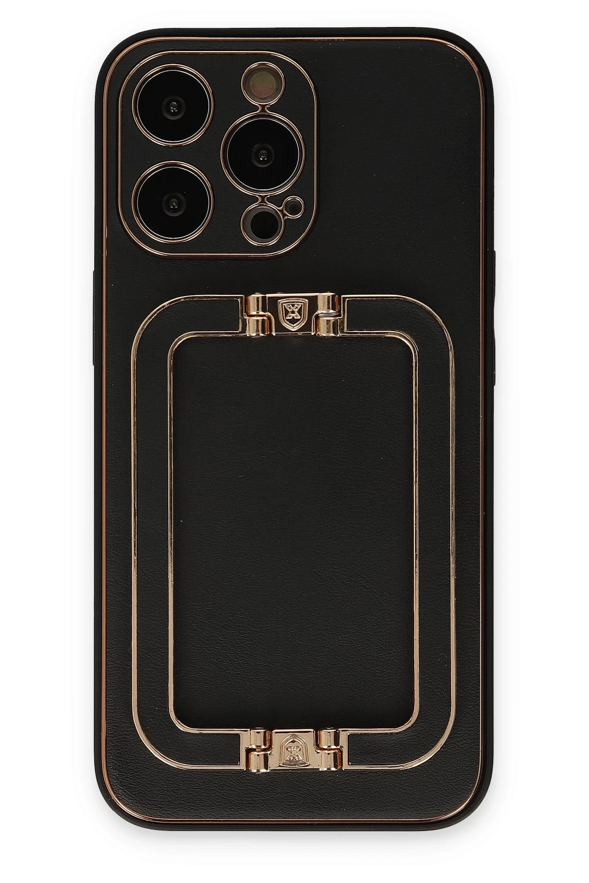Newface iPhone 13 Pro Kılıf Coco Elit Kapak - Siyah