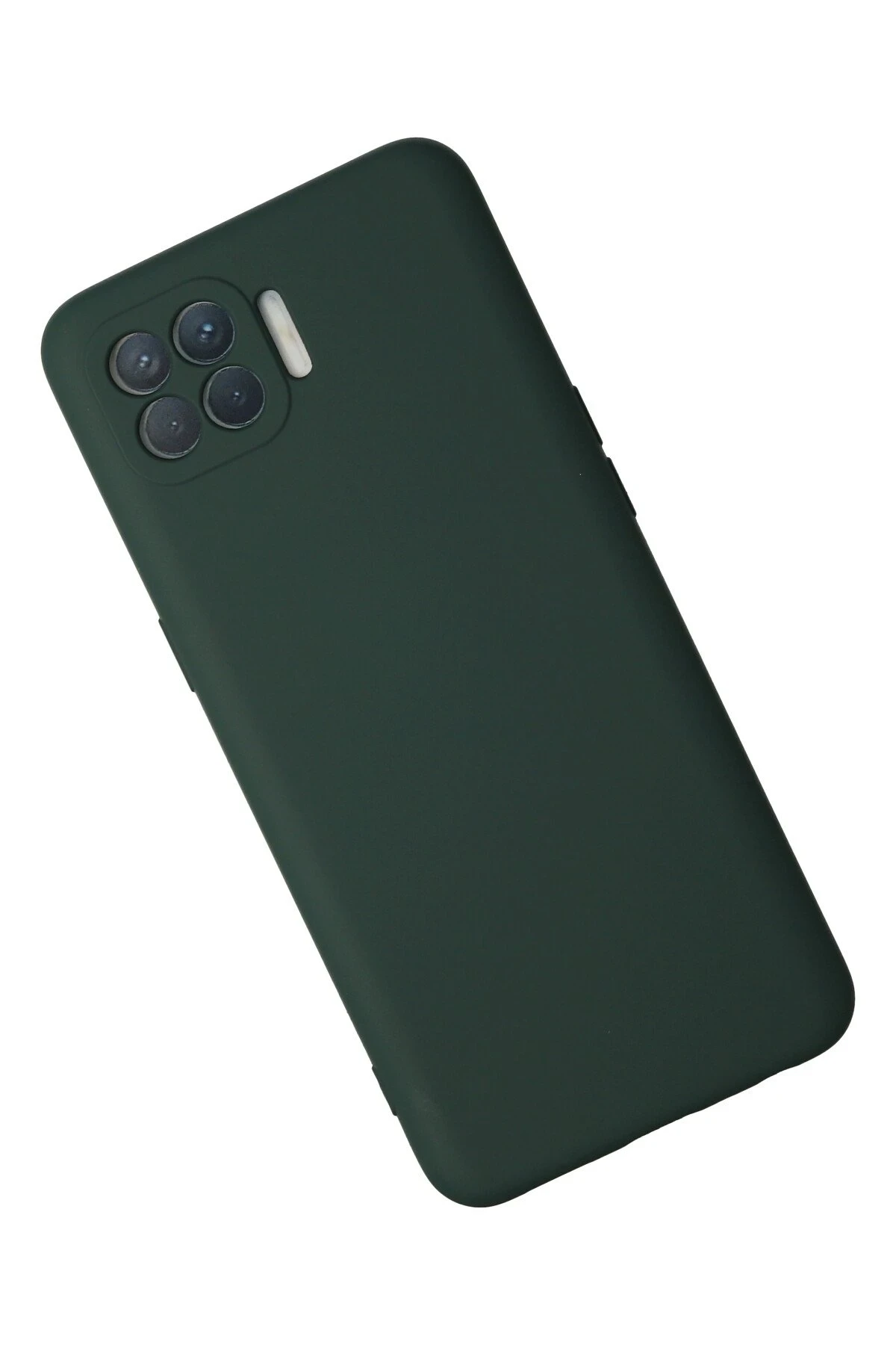 Newface Oppo Reno 4 Lite Kılıf Nano içi Kadife Silikon - Koyu Yeşil
