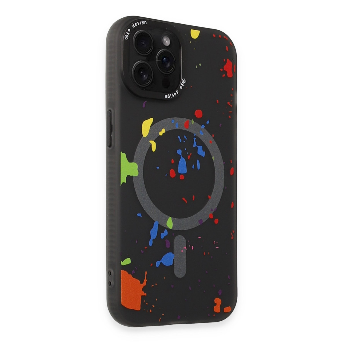 Joko Apple iPhone 15 Pro Colorful Magsafe Kapak - Siyah — görsel 5