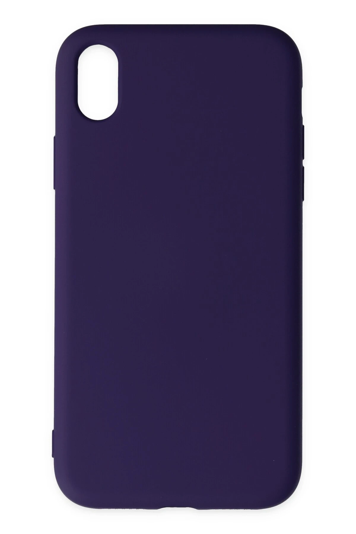 Newface iPhone XR Kılıf Nano içi Kadife Silikon - Mor