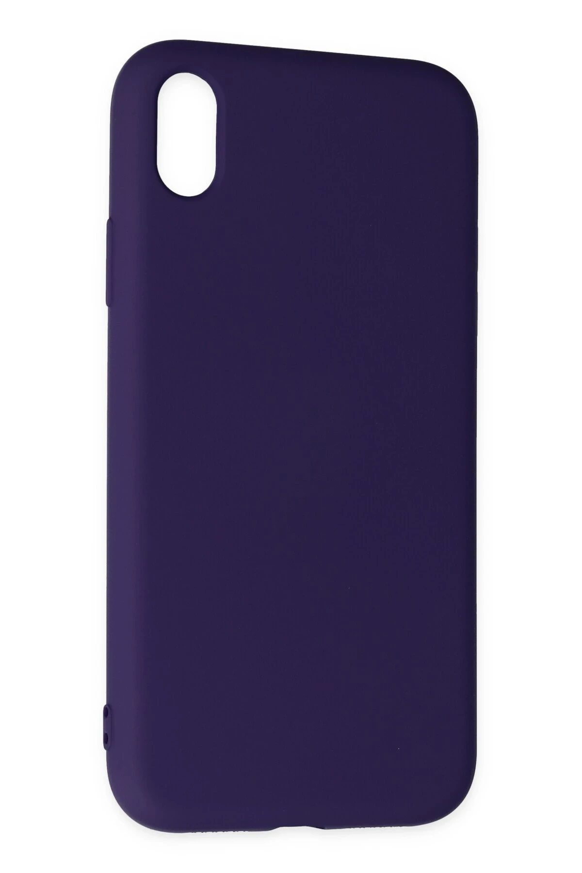 Newface iPhone XR Kılıf Nano içi Kadife Silikon - Mor