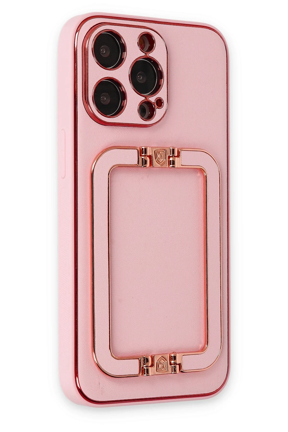 Newface iPhone 13 Pro Max Kılıf Coco Elit Kapak - Pembe