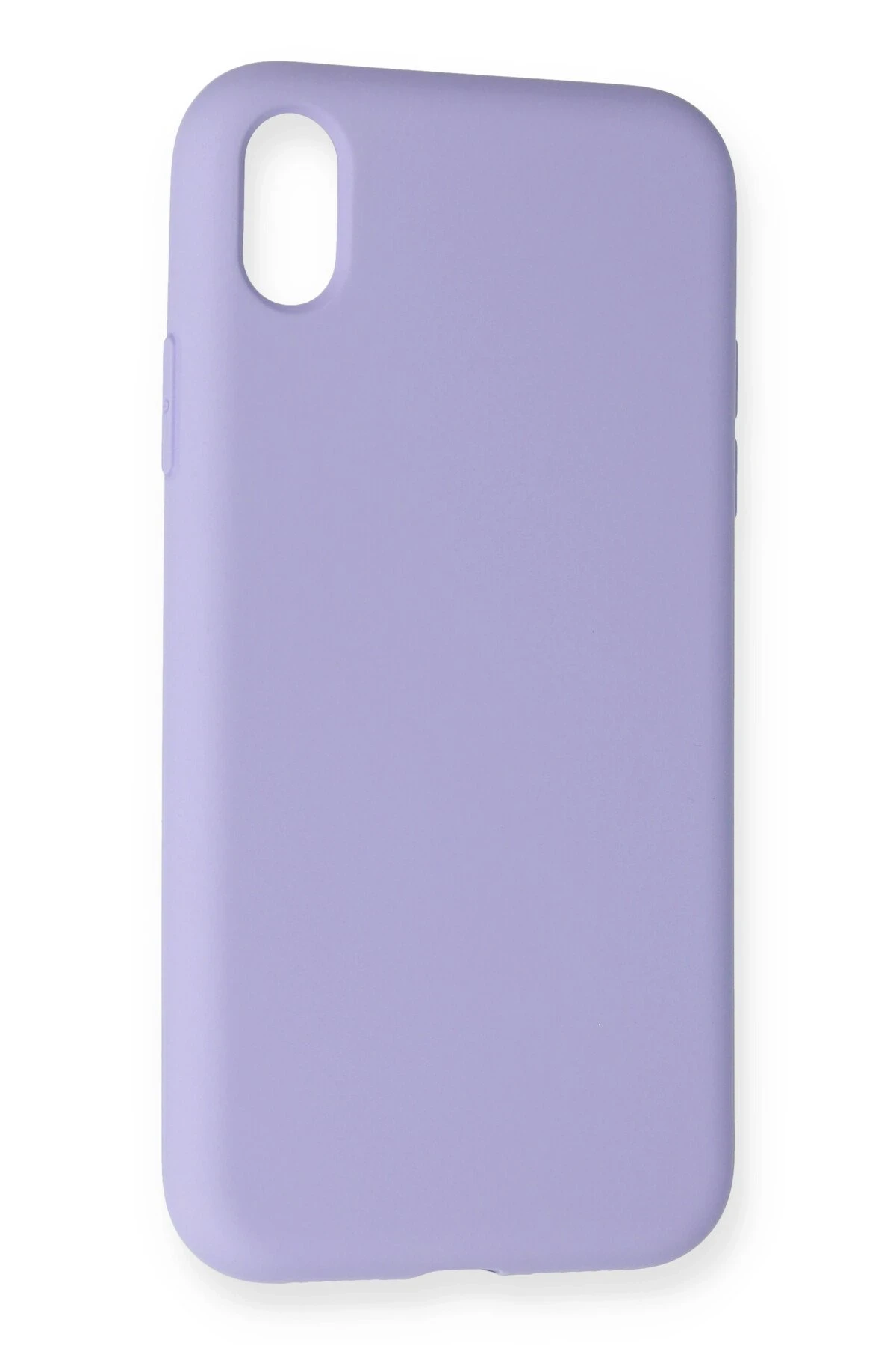 Newface iPhone XR Kılıf Nano içi Kadife Silikon - Lila