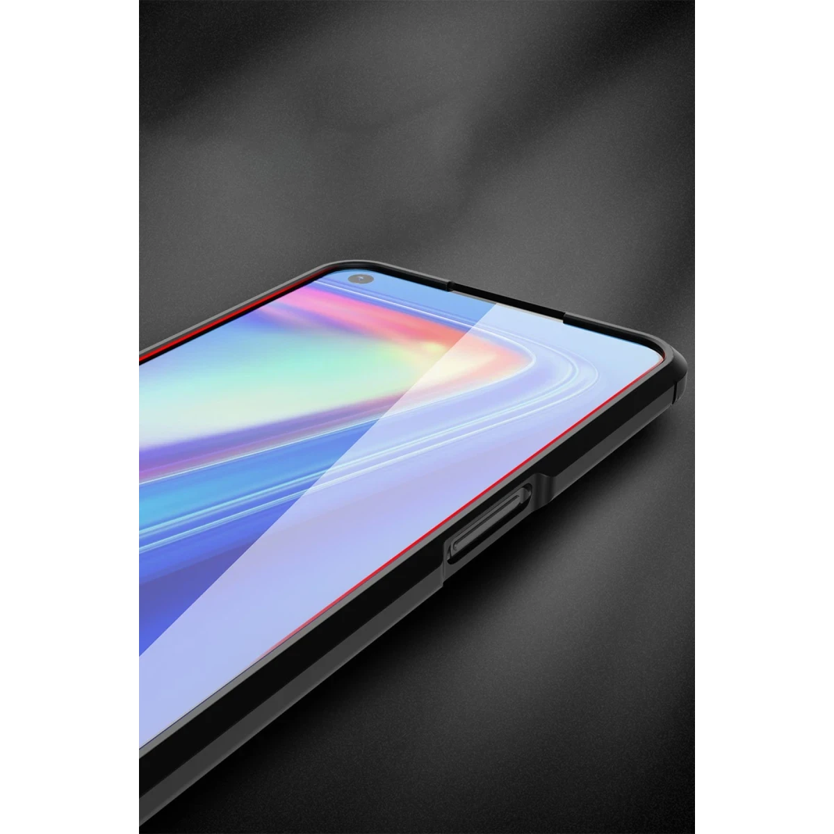 Newface Realme 7 Kılıf Auto Focus Kapak - Siyah
