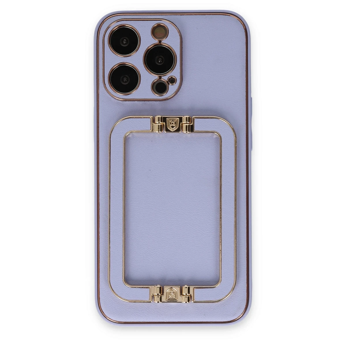 Newface Apple iPhone 13 Pro Max Kılıf Coco Elit Kapak - Lila