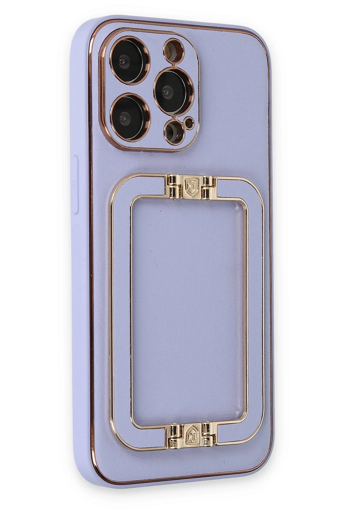 Newface iPhone 13 Pro Max Kılıf Coco Elit Kapak - Lila