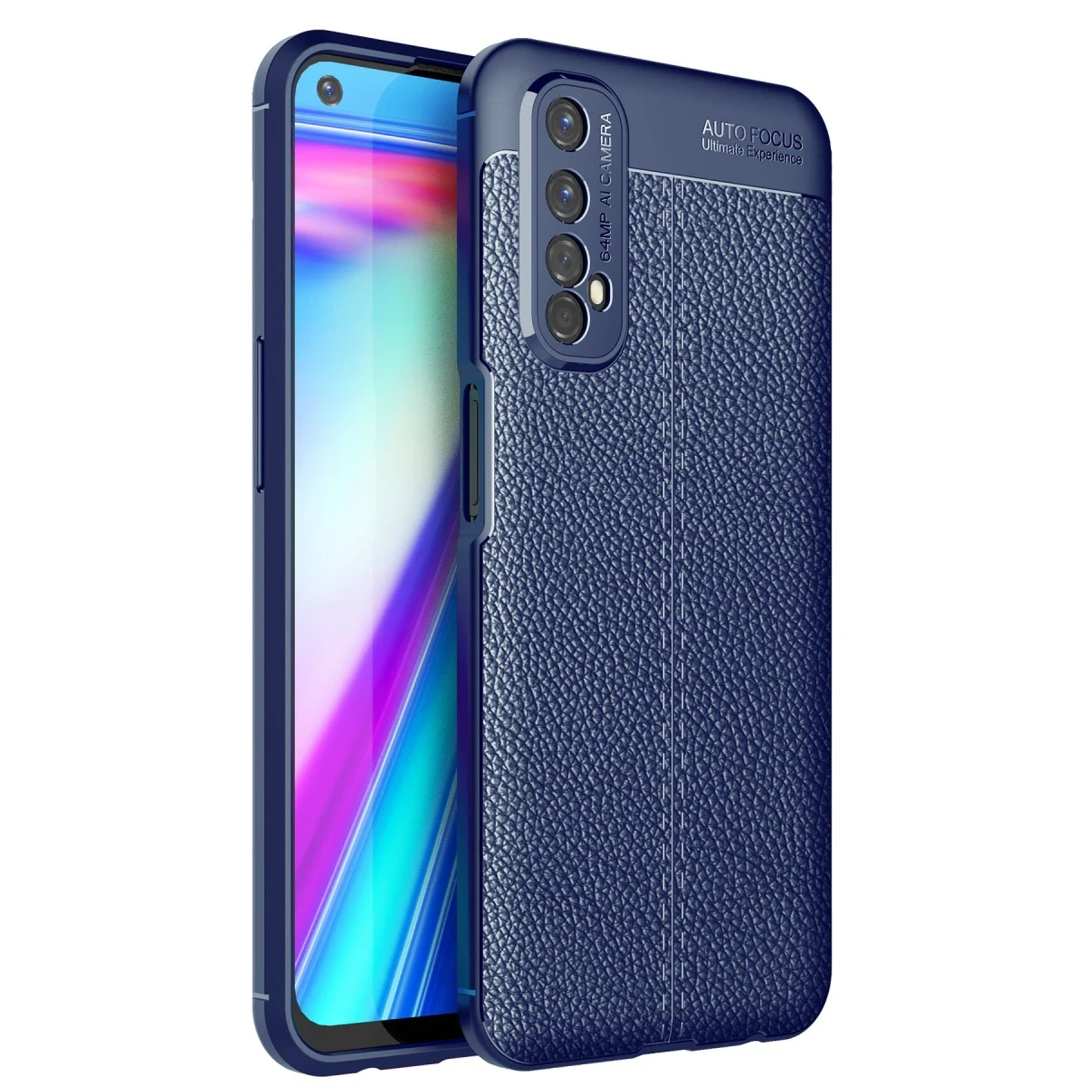 Newface Realme 7 Kılıf Auto Focus Kapak - Lacivert