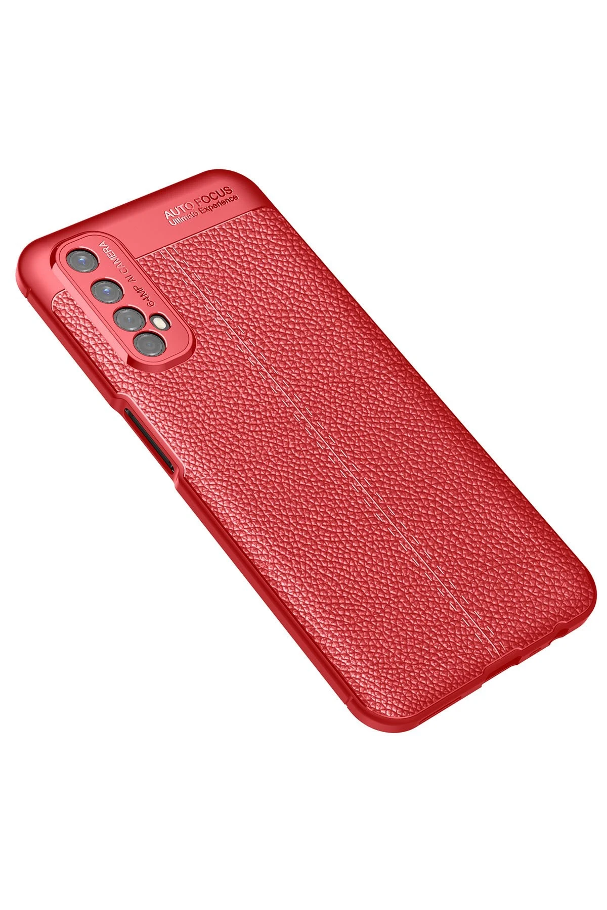 Newface Realme 7 Kılıf Auto Focus Kapak - Kırmızı