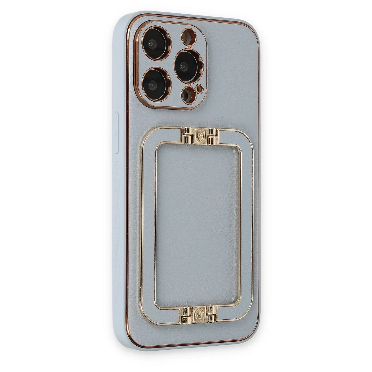 Newface Apple iPhone 13 Pro Max Kılıf Coco Elit Kapak - Turkuaz