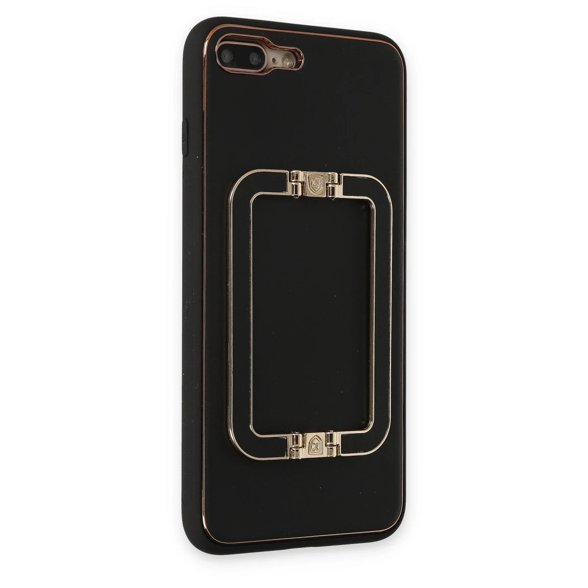 Newface Apple iPhone 7 Plus Kılıf Coco Elit Kapak - Siyah