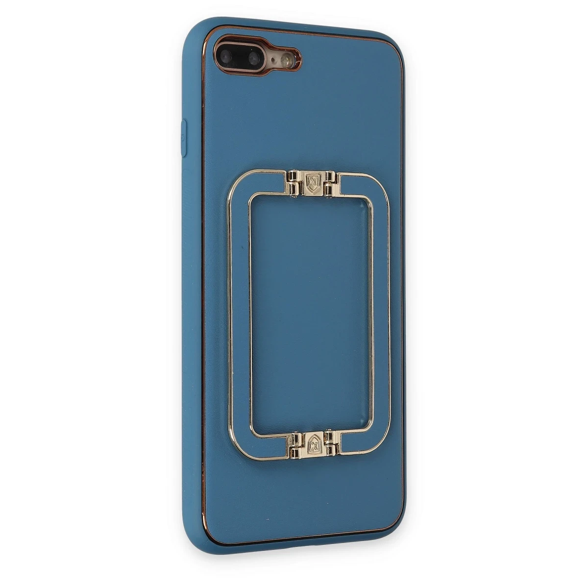 Newface Apple iPhone 7 Plus Kılıf Coco Elit Kapak - Mavi