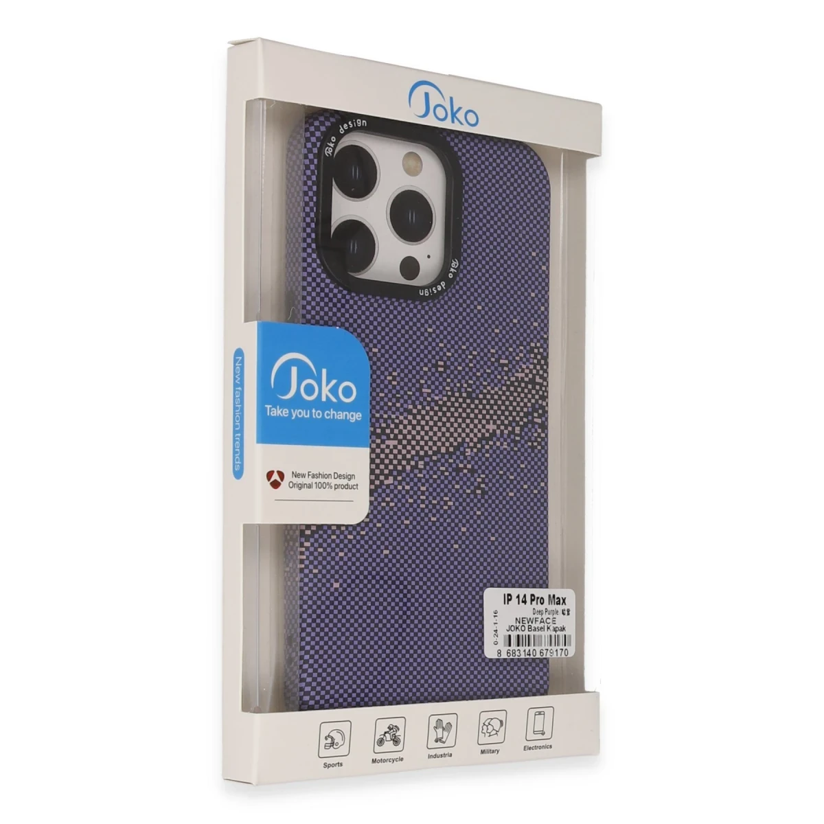 Joko Apple iPhone 14 Pro Basel Kapak - Derin Mor