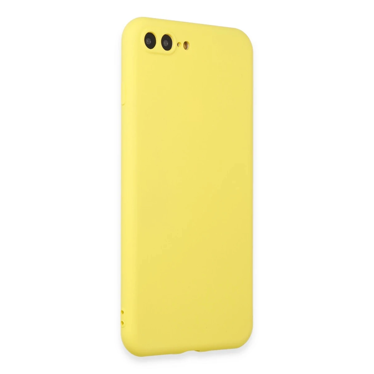Newface Apple iPhone 7 Plus Kılıf First Silikon - Sarı