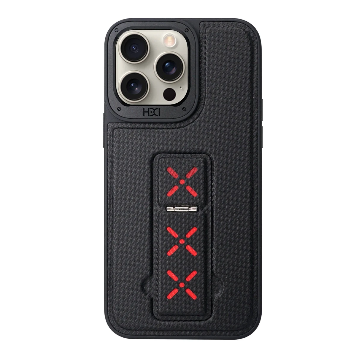 HDD Apple iPhone 14 Pro Max HBC-248 Lima Standlı Kapak - Siyah