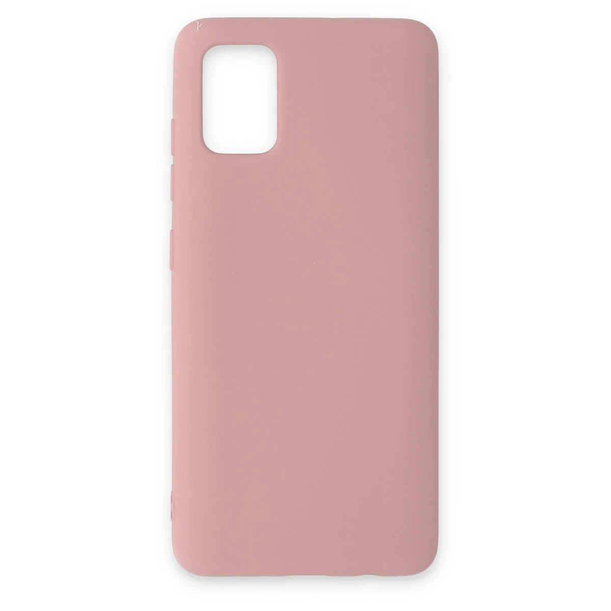 Newface Samsung Galaxy A51 Kılıf Nano içi Kadife Silikon - Pudra