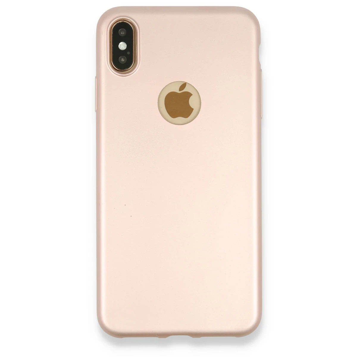 Newface Apple iPhone XS Max Kılıf First Silikon - Rose Gold
