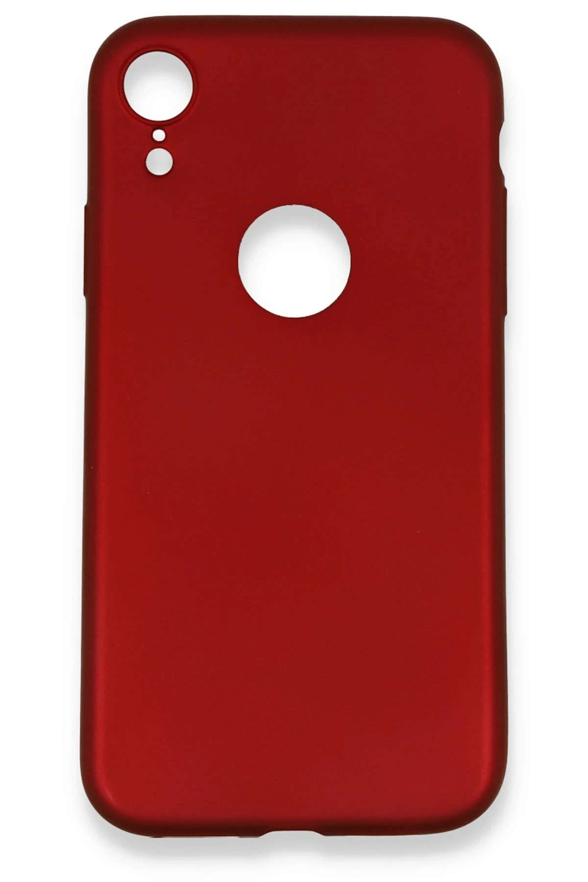 Newface iPhone XR Kılıf First Silikon - Bordo