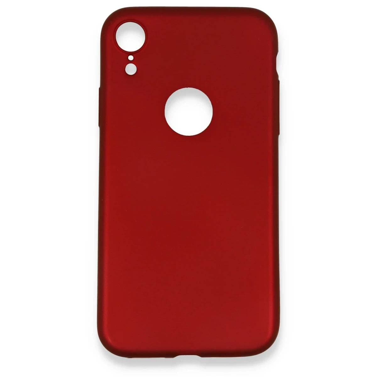 Newface Apple iPhone XR Kılıf First Silikon - Bordo
