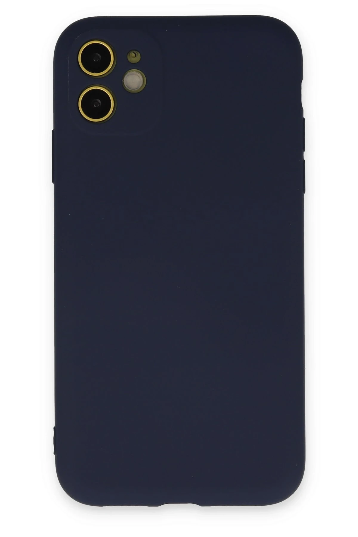 Newface iPhone 11 Kılıf Nano içi Kadife Silikon - Lacivert
