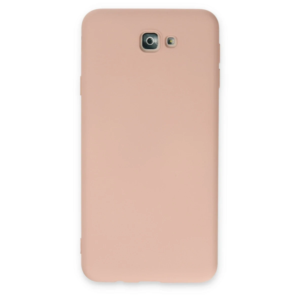 Newface Samsung Galaxy J7 Prime Kılıf Nano içi Kadife Silikon - Pudra
